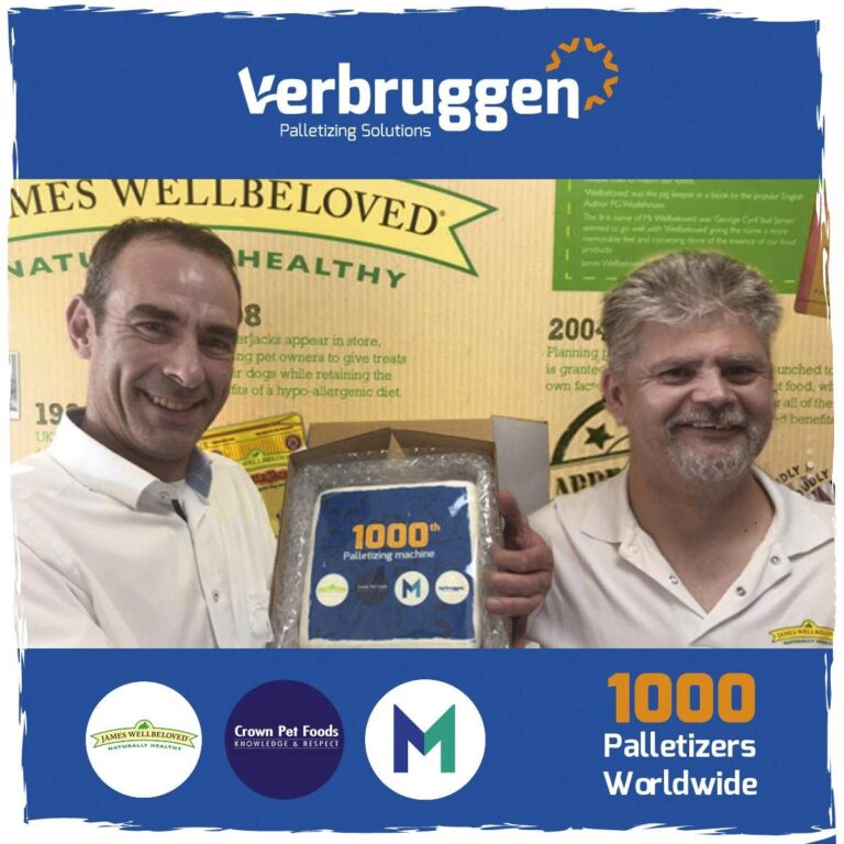 1000th Verbruggen palletizer machine world wide!