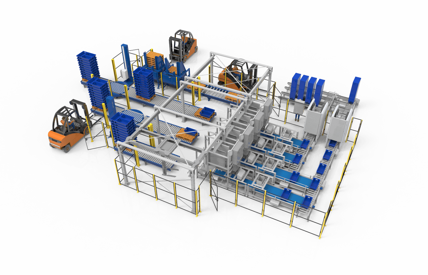 Robotic custom palletizing solution by Verbruggen Palletizing Solutions