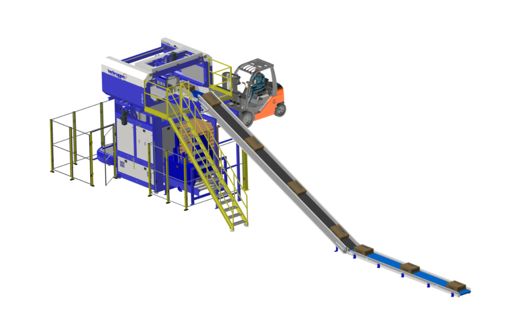 Pallet packing Machine for Bag palletizing by Verbruggen Palletizing Solutions