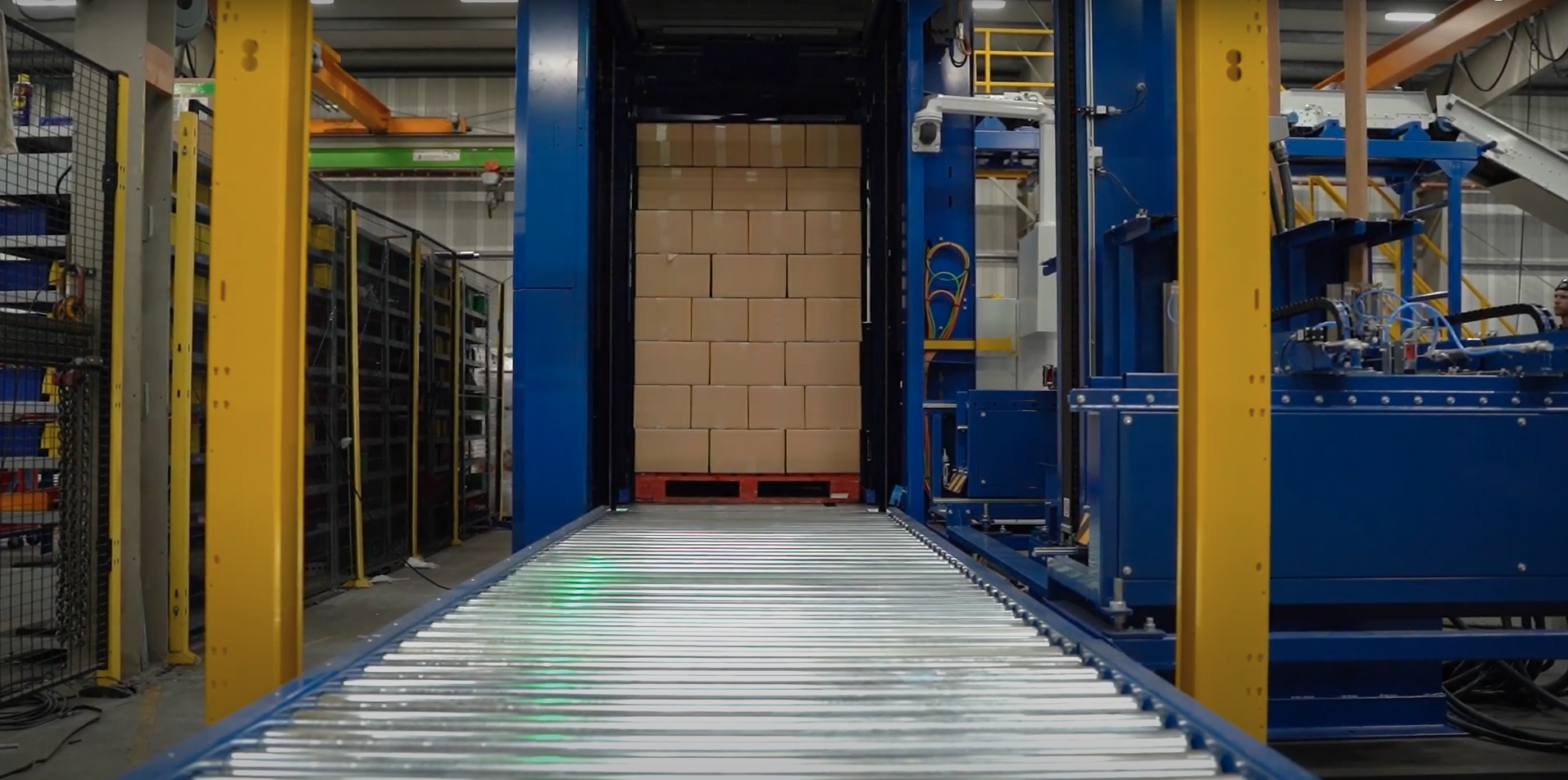 Food palletizing process